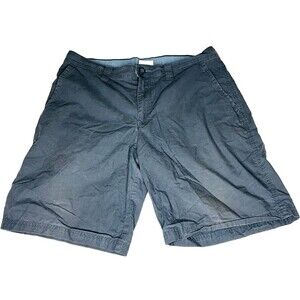 Columbia Shorts Flat Chino Washed Out Cotton Gray 34 Men 10 in Golf Hike Fishing